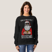 Sweatshirt Snitches Obtenir des points Père Noël (Devant entier)