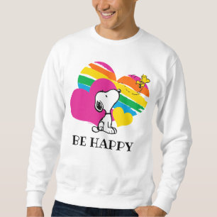 Sweatshirt Snoopy and Woodstock   Rainbow Hearts