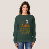 Sweatshirt Snoopy & Bois Feuilles d'automne (Devant entier)