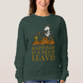 Sweatshirt Snoopy & Bois Feuilles d'automne (Devant)