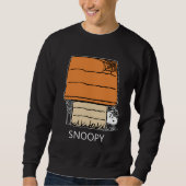 Sweatshirt Snoopy Halloween Spider Web Doghouse (Devant)