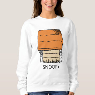 Sweatshirt Snoopy Halloween Spider Web Doghouse