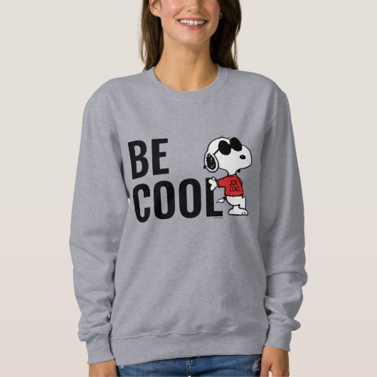 Sweatshirt Snoopy "Joe Cool" debout (Devant)
