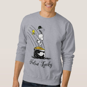 Sweatshirt Snoopy Jumping dans le pot d'or
