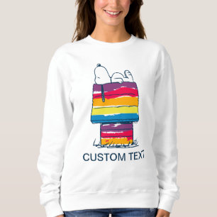 Sweatshirt Snoopy Rainbow Dog House