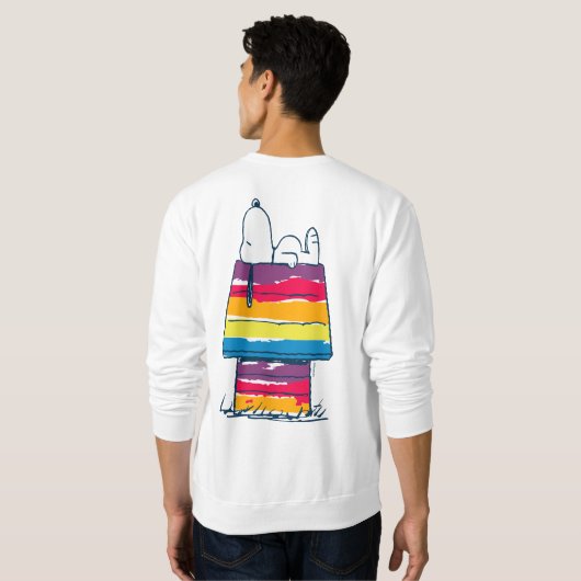 Sweatshirt Snoopy | Rainbow Dog House (Dos entier)