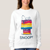 Sweatshirt Snoopy | Rainbow Dog House (Devant)