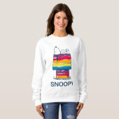 Sweatshirt Snoopy | Rainbow Dog House (Devant entier)