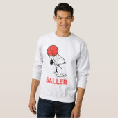 Sweatshirt Snoopy Varsity Sports Basketball (Devant entier)