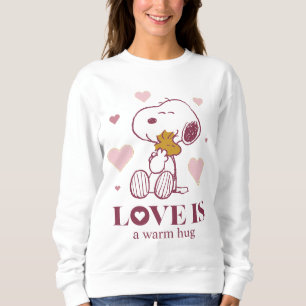 Sweatshirt Snoopy & Woodstock - L'amour c'est des lunettes et