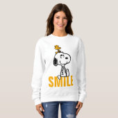 Sweatshirt Snoopy & Woodstock - Tous les sourires (Devant entier)