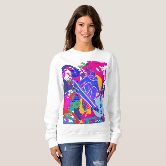 SWEATSHIRT SNOWBOARD OLYMPIQUE (Devant entier)