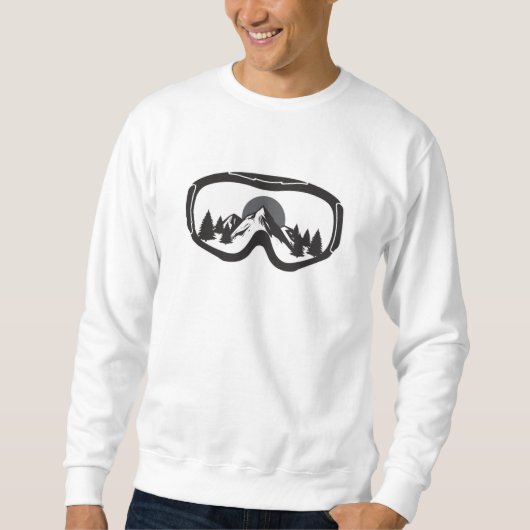 Sweatshirt Snowboard Snowboard Snowboardeur Drôle Idée cadeau (Devant)