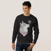 Sweatshirt Snowflake Husky (Devant entier)