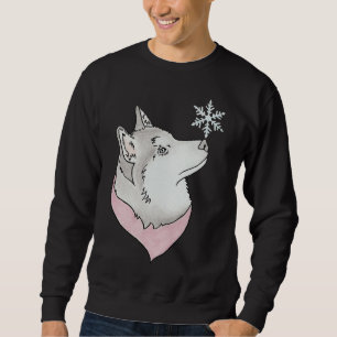 Sweatshirt Snowflake Husky