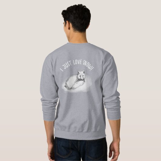 Sweatshirt Snowfox (Dos entier)