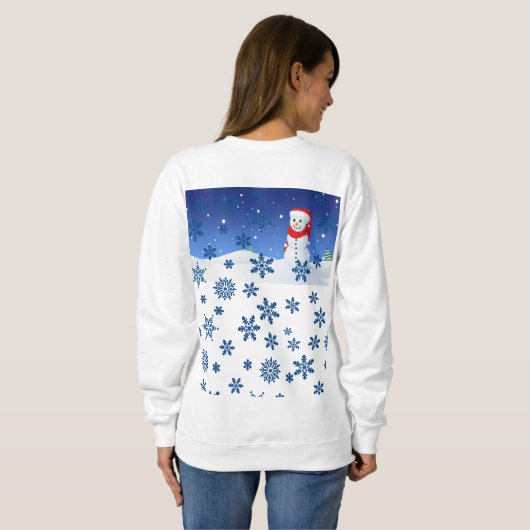 Sweatshirt Snowman (Dos entier)