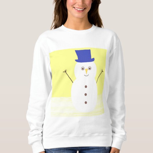 Sweatshirt snowman art (Devant)