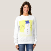 Sweatshirt snowman art (Devant entier)