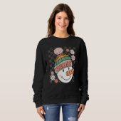 Sweatshirt Snowman Christmas Chillin With My Snowmies Ugly (Devant entier)