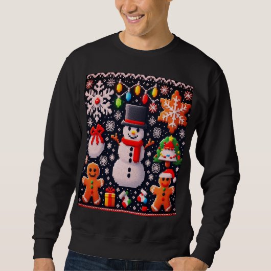 Sweatshirt Snowman et ses amis (Devant)