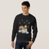 Sweatshirt Snowman Gaga congeler Noël fête Noël Noël Noël Noë (Devant entier)