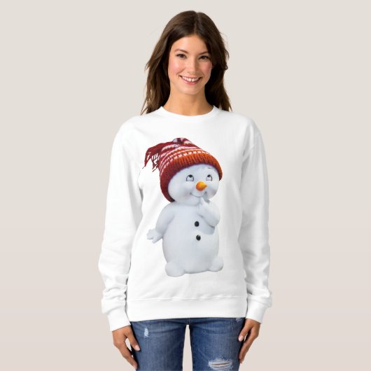 SWEATSHIRT SNOWMAN JOUEUR (Devant entier)