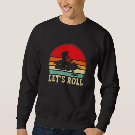 Sweatshirt snowmobiling snomobile riding (Devant)