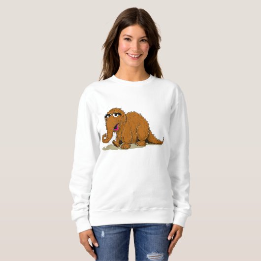 Sweatshirt Snuffleupagus vintage (Devant entier)