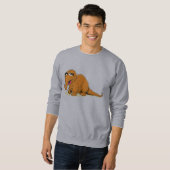 Sweatshirt Snuffleupagus vintage (Devant entier)