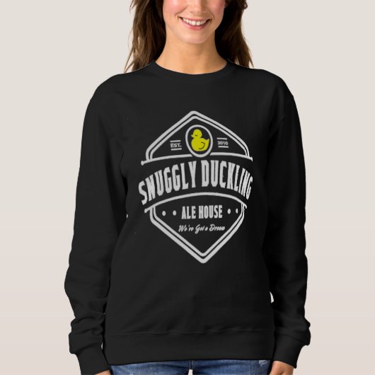 Sweatshirt Snuggly Duckling Brewing Company Mens Womens_3 (Devant)