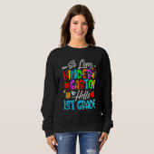 Sweatshirt So Long Kindergarten Hello 1ère année Premier jour (Devant entier)