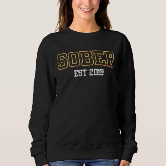 Sweatshirt Sobre depuis 2018 (Devant)