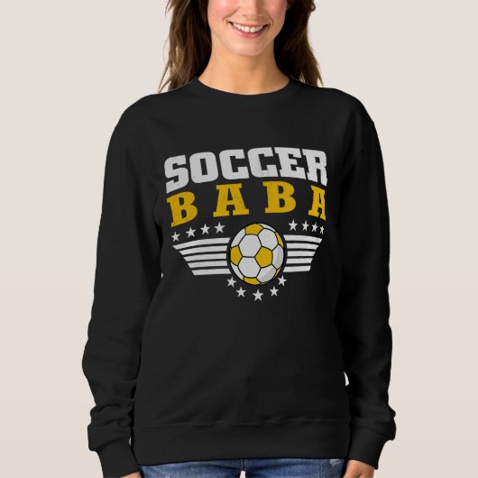 Sweatshirt Soccer Baba  Sports Players Baba Father's Day (Devant)