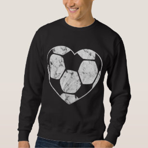 Sweatshirt Soccer Ball Heart Maman Fan Parent