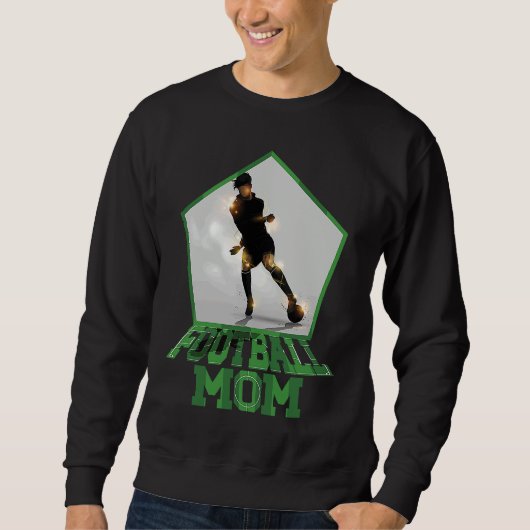 Sweatshirt Soccer Football Mom (Devant)