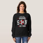 Sweatshirt Soccer grandma that's my grandson out there footb (Devant entier)
