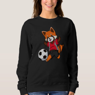 Sweatshirt Soccer Panda rouge no 3