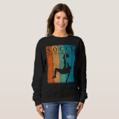 Sweatshirt Soccer Periodic Table Elements Soccer Player Nerd  (Devant entier)