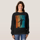 Sweatshirt Soccer Periodic Table Elements Soccer Player Nerd (Devant entier)
