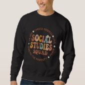 Sweatshirt Social Studies Squad First Day Of School & Appreci (Devant)