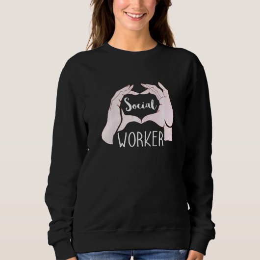 Sweatshirt Social Worker School Social Worker Clinique social (Devant)