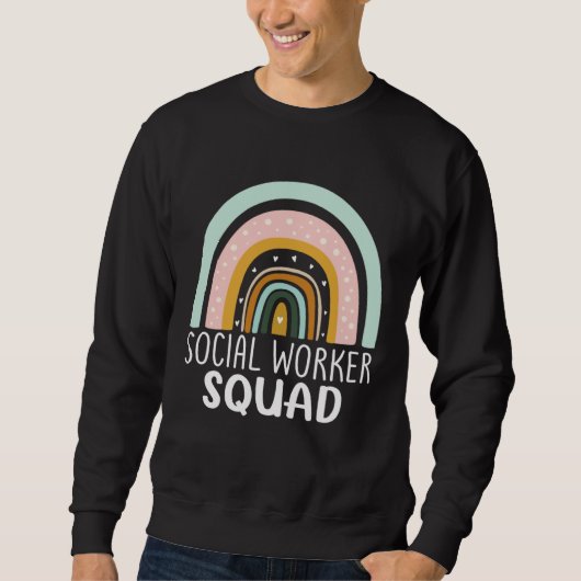 Sweatshirt Social Worker Squad Week Appreciation Day Men Wome (Devant)