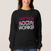Sweatshirt Social Worker Work LCSW MSW Masters Graduation 202 (Devant)