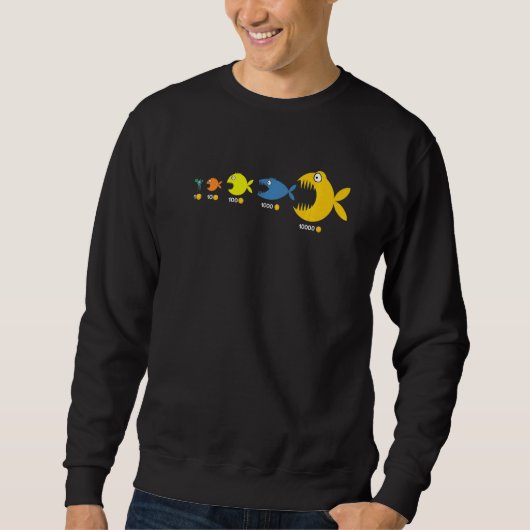 Sweatshirt Société d'investissement Crypto Big Whale Bitcoin (Devant)