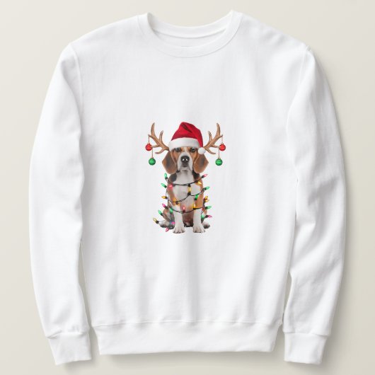 Sweatshirt "Soeur de Noël Beagle" (Design devant)