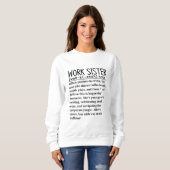 Sweatshirt soeur de travail (Devant entier)
