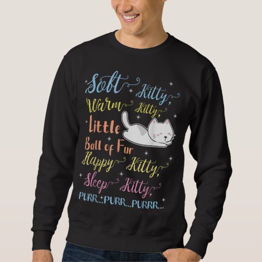 Sweatshirt Soft Kitty Chaleureux Kitty Petit Boule De Dormir (Devant)