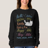 Sweatshirt Soft Kitty Chaleureux Kitty Petit Boule De Dormir (Devant)