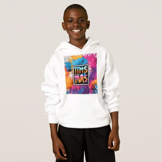 Sweatshirt Soft & Stylish pour garçons et filles" (Devant entier)